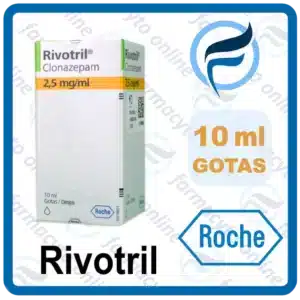 Rivotril Clonazepam Gotas 2.5mg